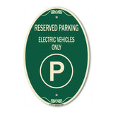 Reserved Parking - Electric Vehicles Only (With Parking Symbol)