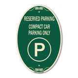 Reserved Parking - Compact Car Parking Only (With Parking Symbol)