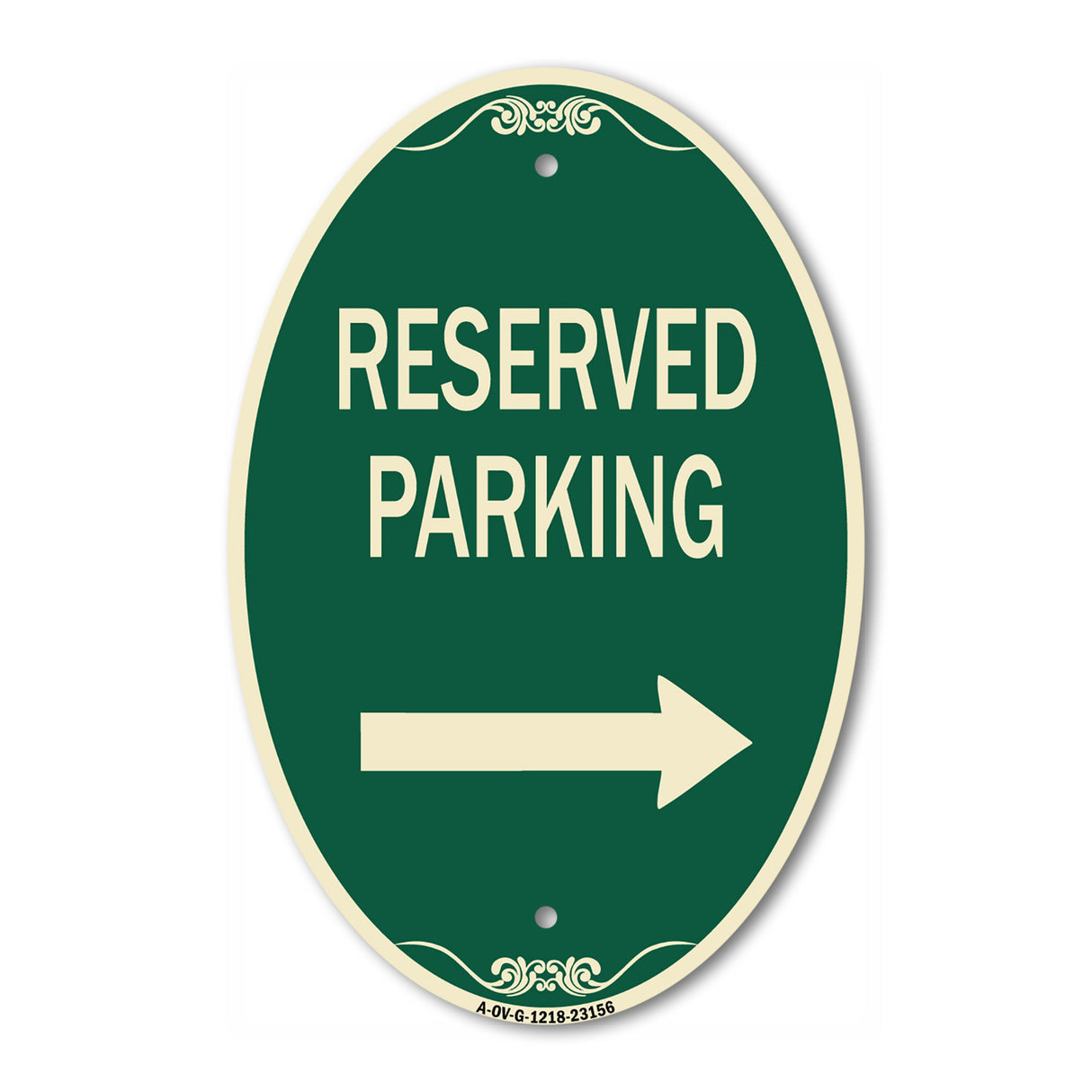 Reserved Parking (Right Arrow)