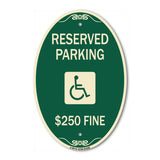 Reserved Parking $250 Fine (With Graphic)