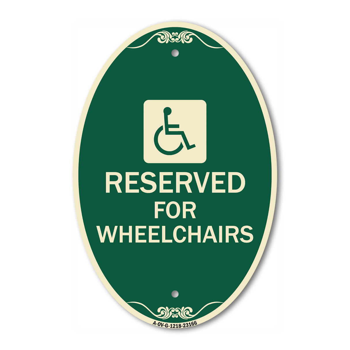 Reserved for Wheelchairs with Graphic