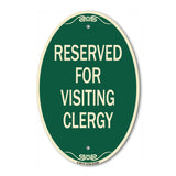 Reserved for Visiting Clergy