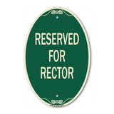 Reserved for Rector