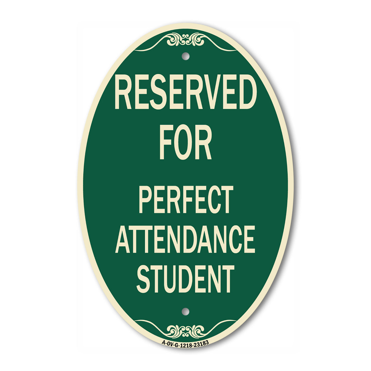 Reserved for Perfect Attendance Student