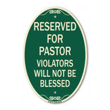 Reserved for Pastor Violators Will Not Be Blessed
