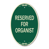 Reserved for Organist