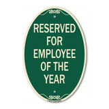 Reserved for Employee of the Year