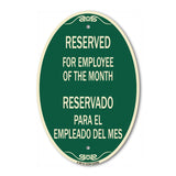 Reserved for Employee of the Month - Reservado Para El Empleado Del Mes