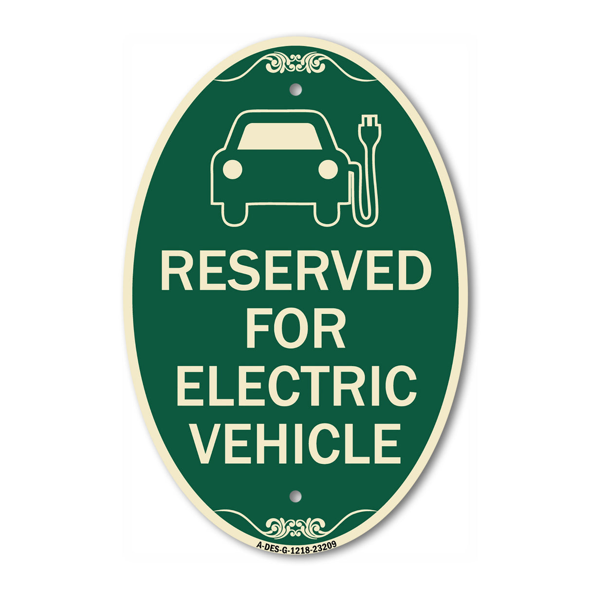 Reserved for Electric Vehicle (With Graphic)
