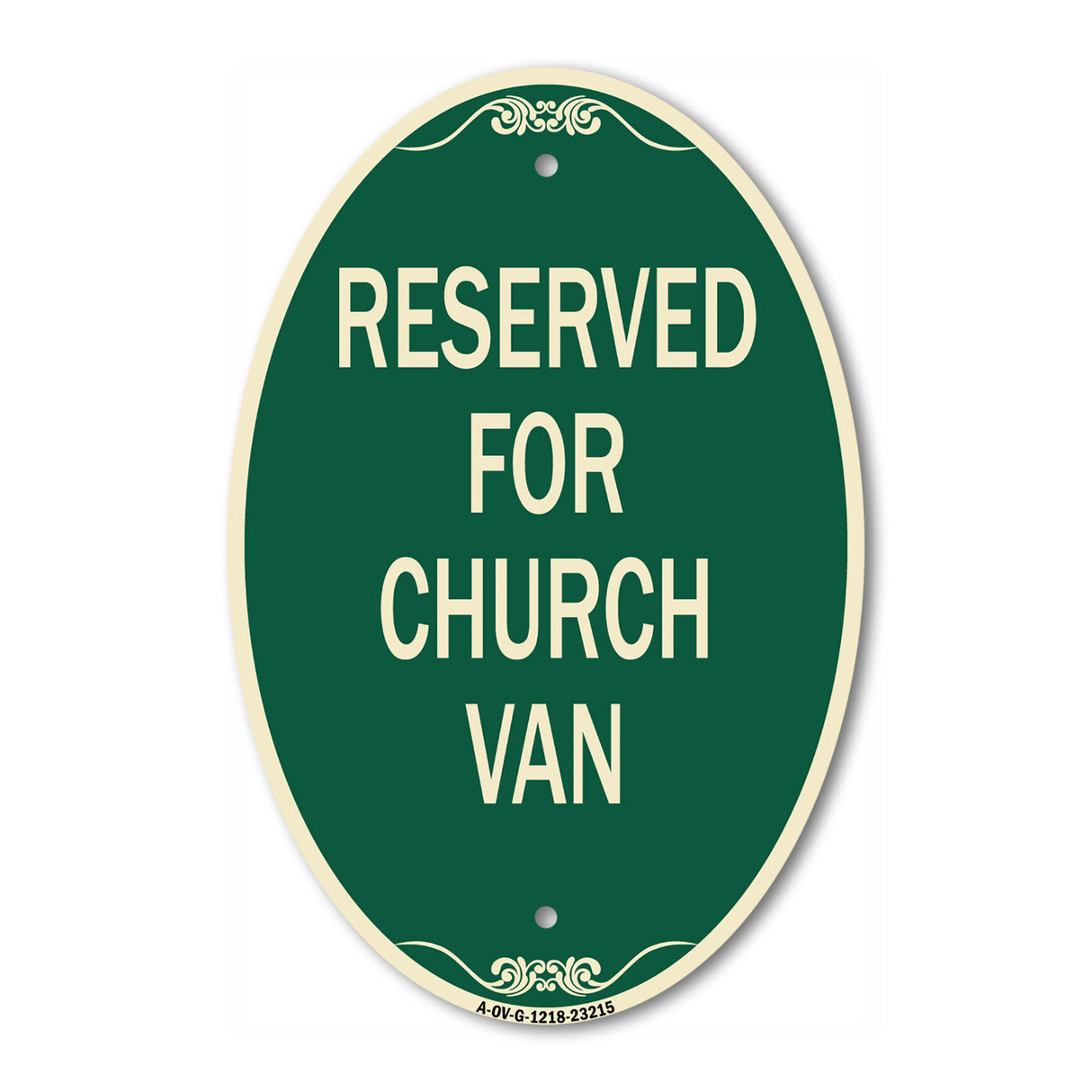 Reserved for Church Van