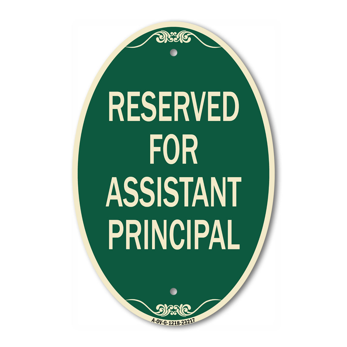 Reserved for Assistant Principal