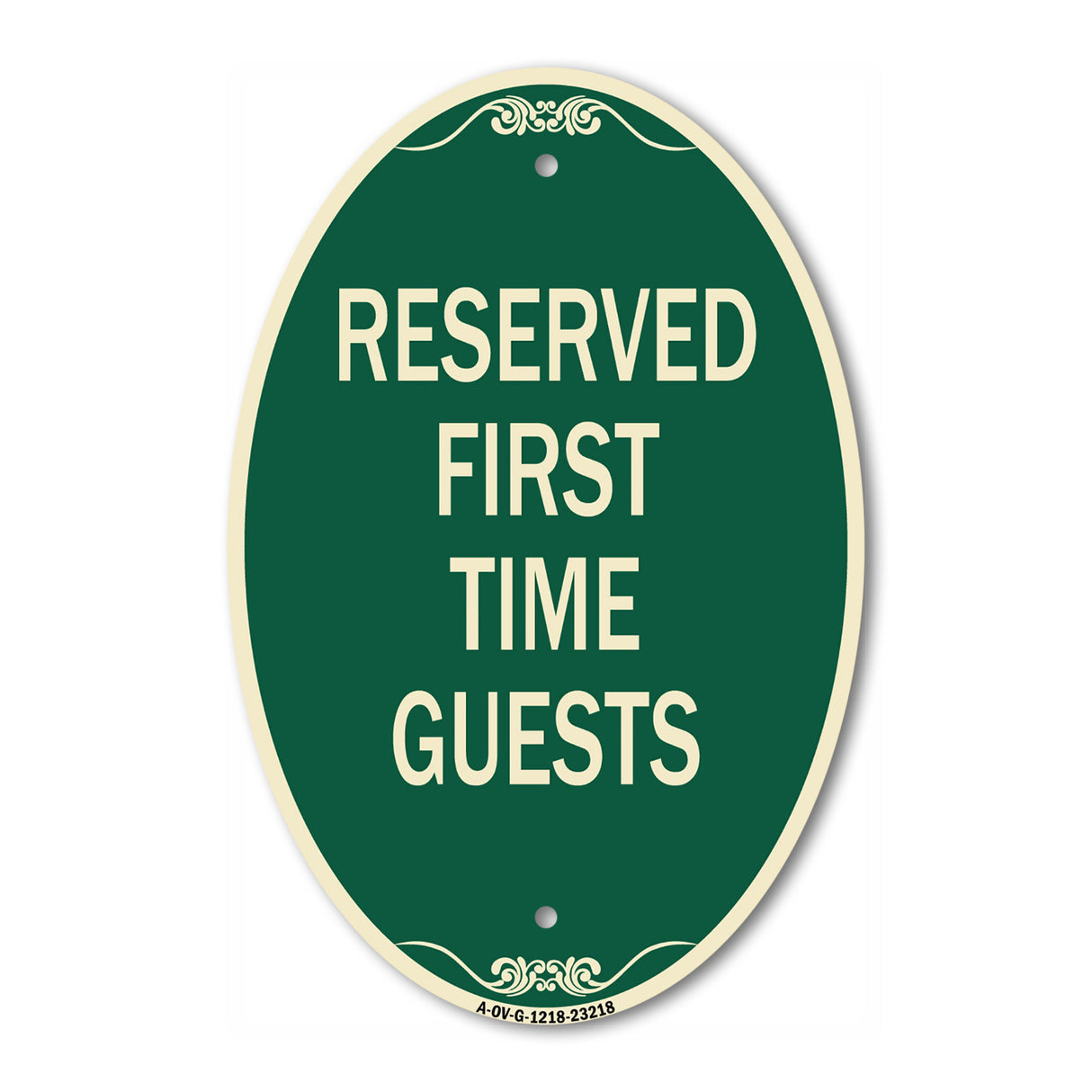 Reserved First Time Guests