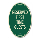 Reserved First Time Guests
