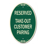 Reserved - Take-Out Customer Parking
