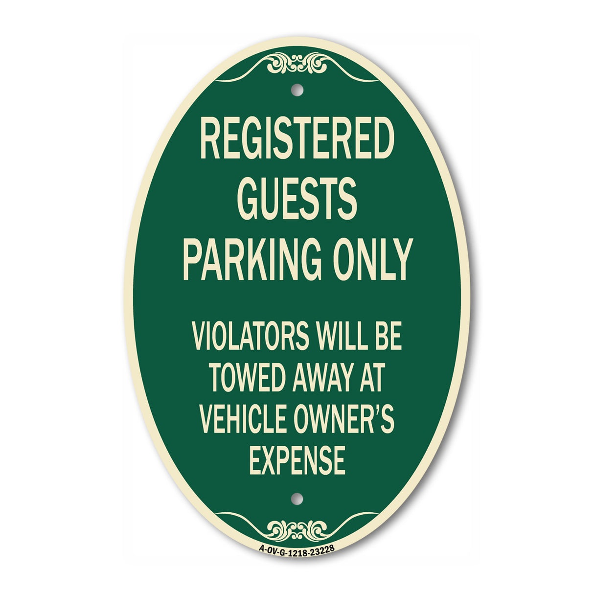 Registered Guest Parking Only Violators Will Be Towed Away at Vehicle Owner's Expense