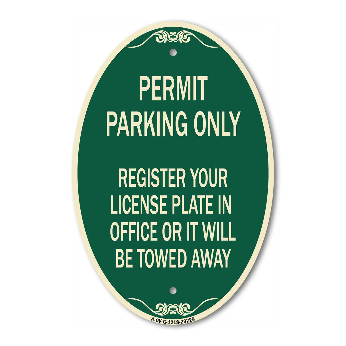Register Your License Plate in Office or It Will Be Towed Away