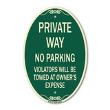 Private Way Violators Will Be Towed Away