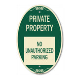 Private Property - No Unauthorized Parking