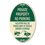 Private Parking Violators Will Be Towed Away at Vehicle Owner's Expense