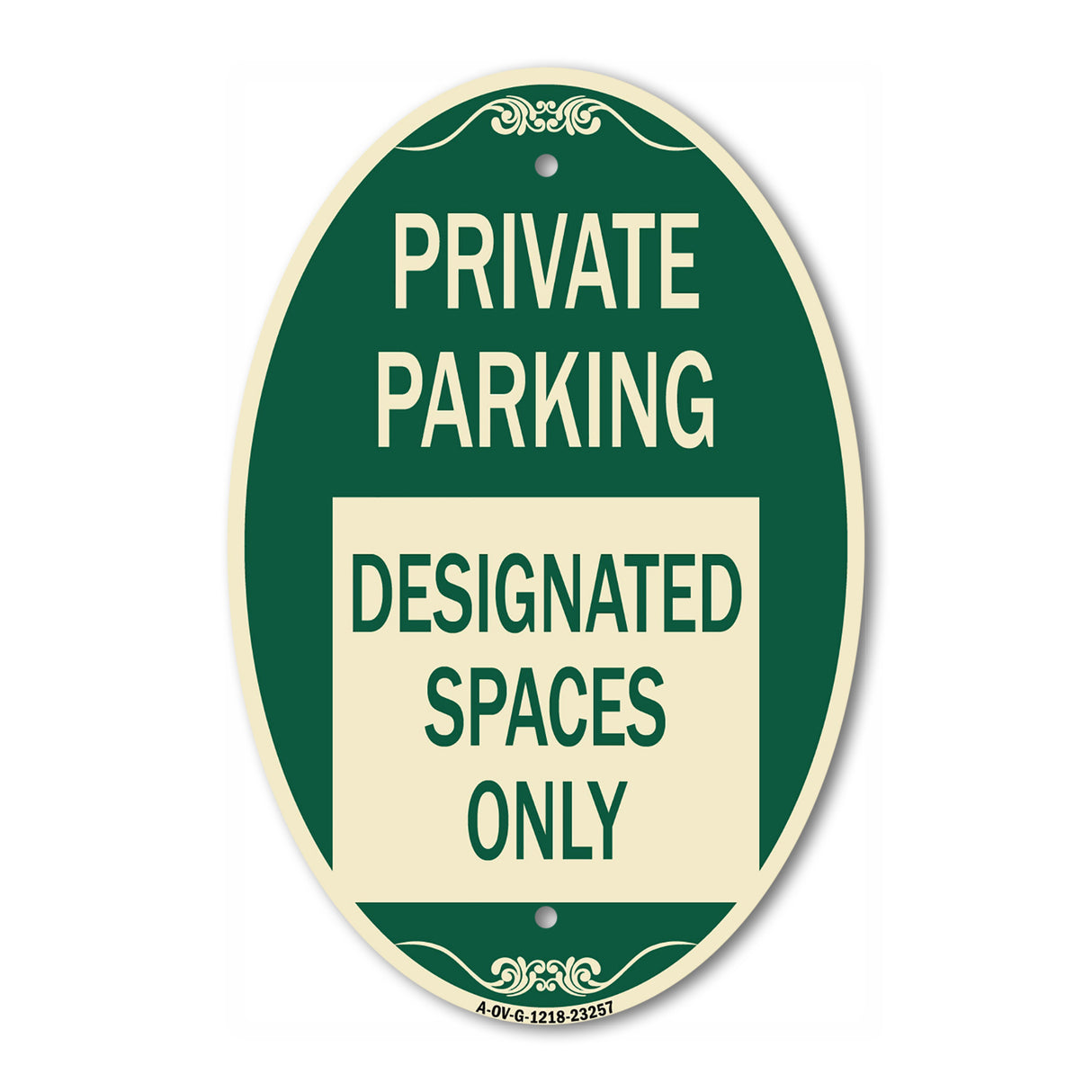 Private Parking Designated Spaces Only