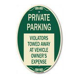 Private Parking Violators Towed Away at Vehicle Owner's Expense