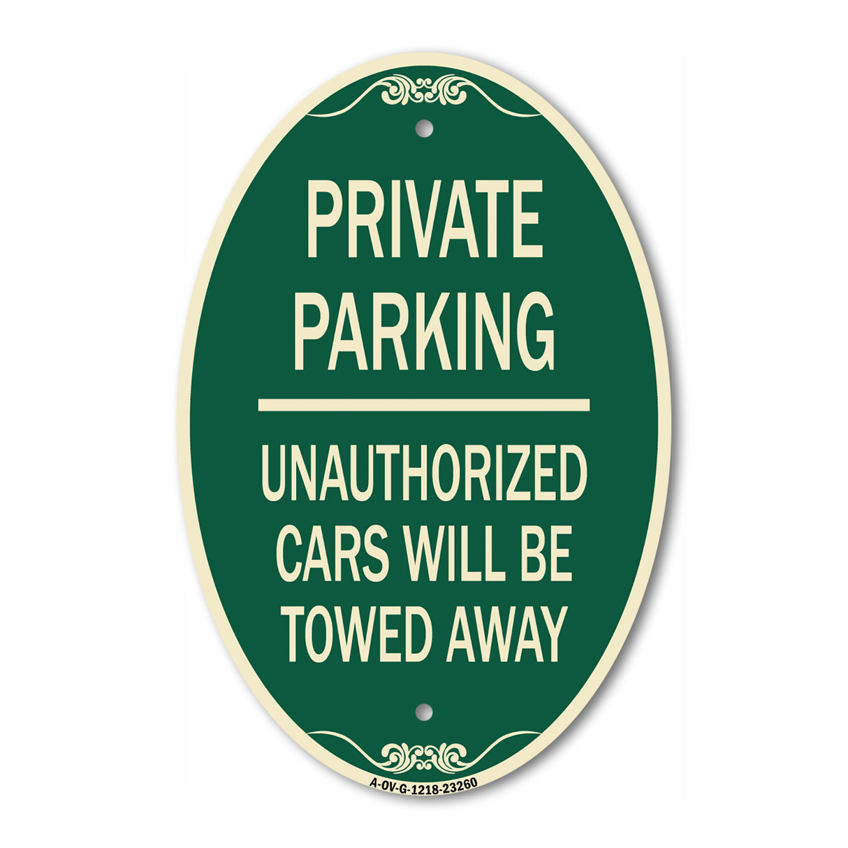 Private Parking Unauthorized Cars Will Be Towed Away