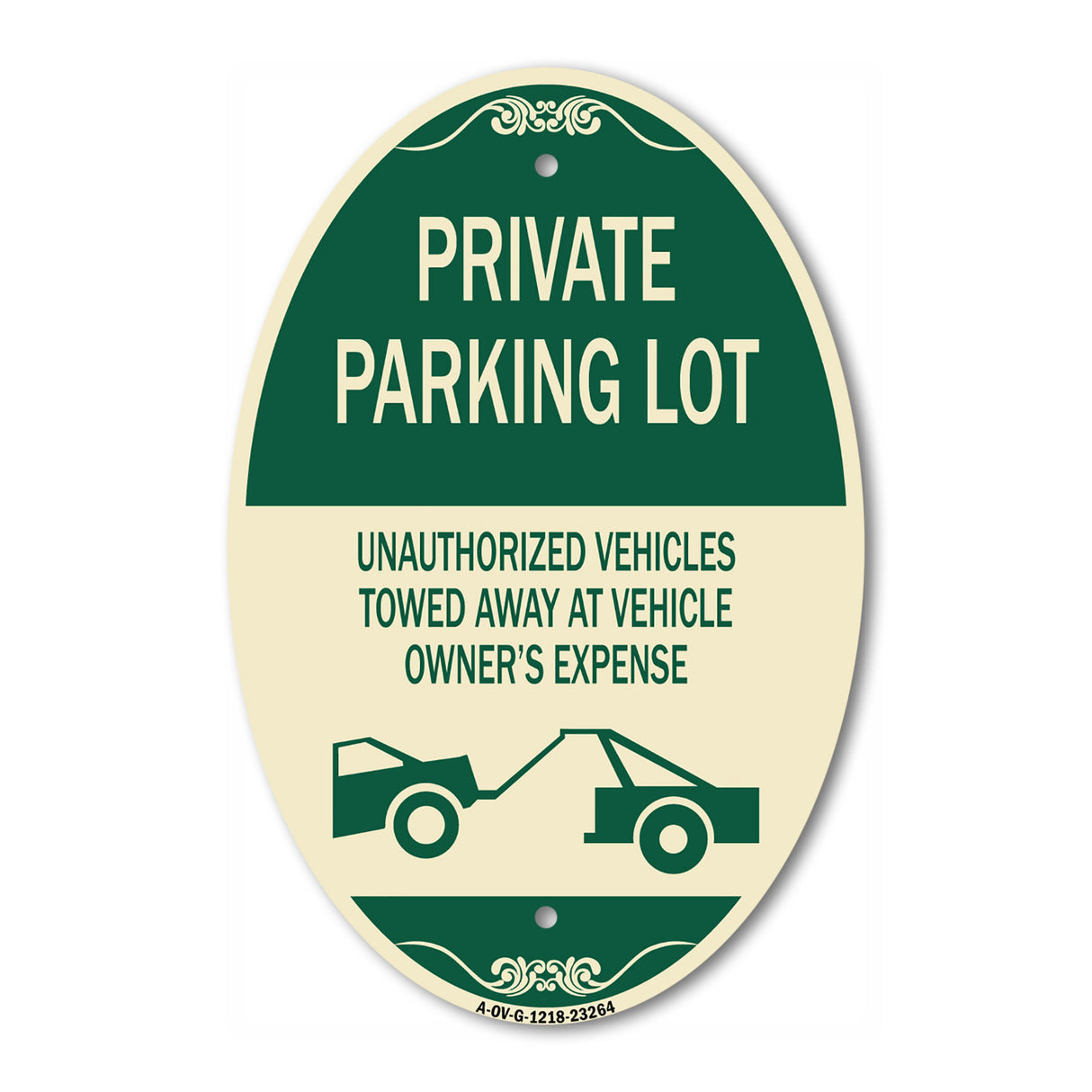 Private Parking Lot Unauthorized Vehicles Towed at Owner Expense