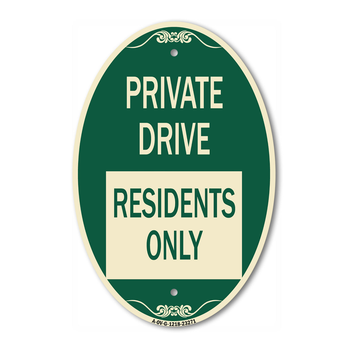 Private Drive Sign Private Drive - Residents Only