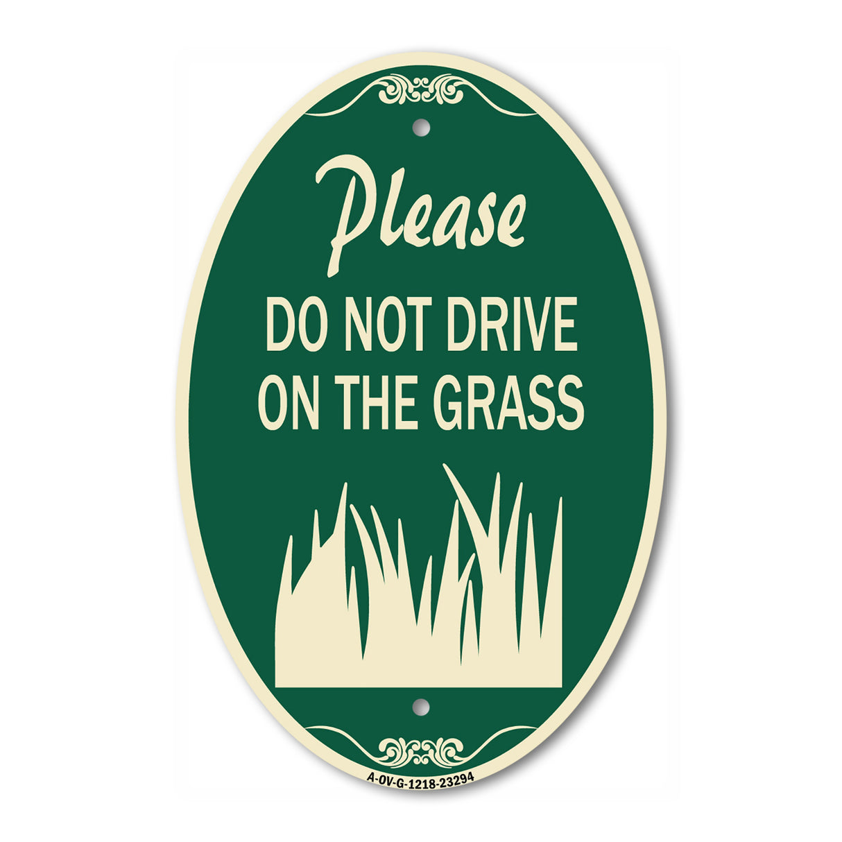 Please Do Not Drive on the Grass