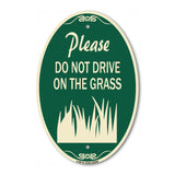 Please Do Not Drive on the Grass