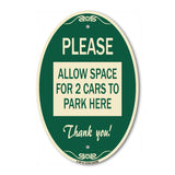 Please - Allow Space for 2 Cars to Park Here Thank You!