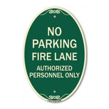 Parking Fire Lane Authorized Personnel Only