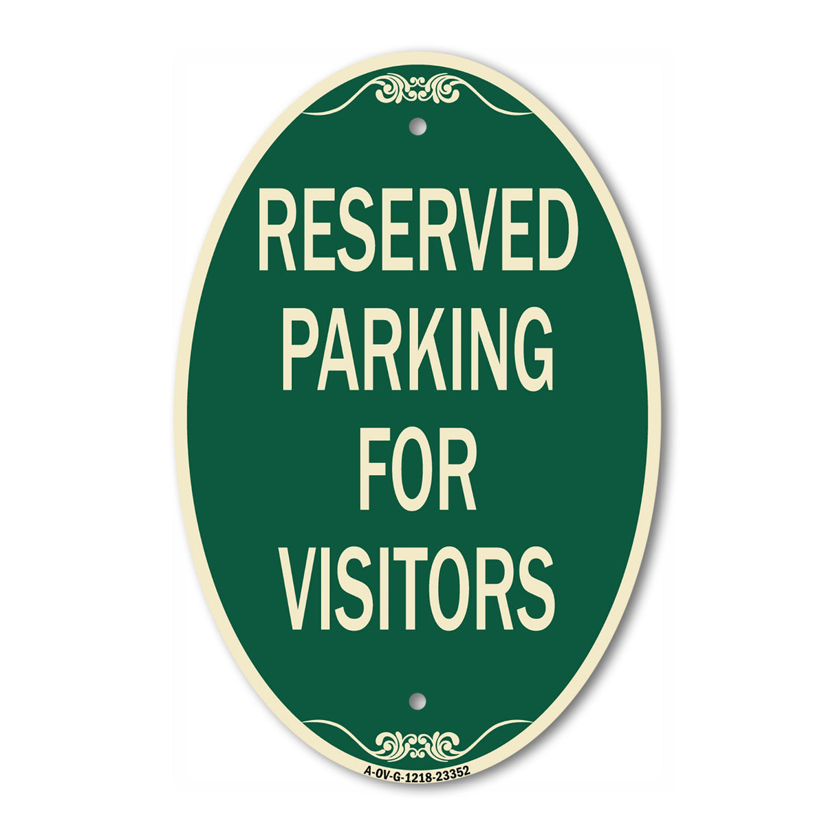 Parking Space Reserved Sign Parking Reserved for Visitors