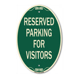 Parking Space Reserved Sign Parking Reserved for Visitors