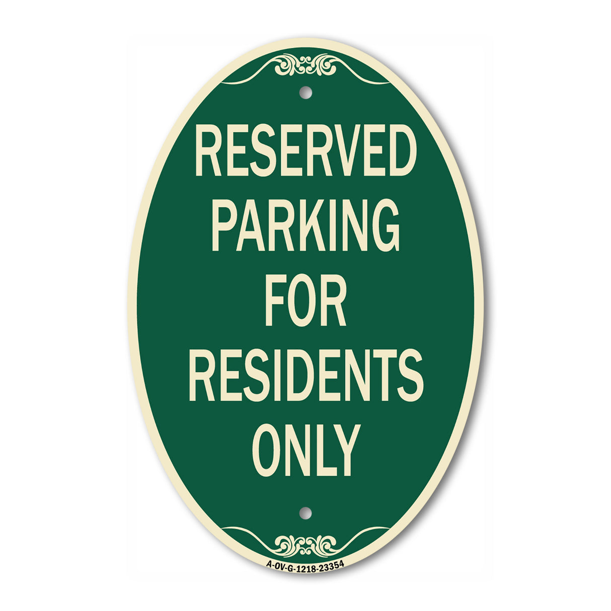 Parking Space Reserved Sign Parking Reserved for Residents Only