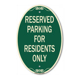 Parking Space Reserved Sign Parking Reserved for Residents Only