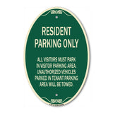 Parking Sign Resident Parking Only