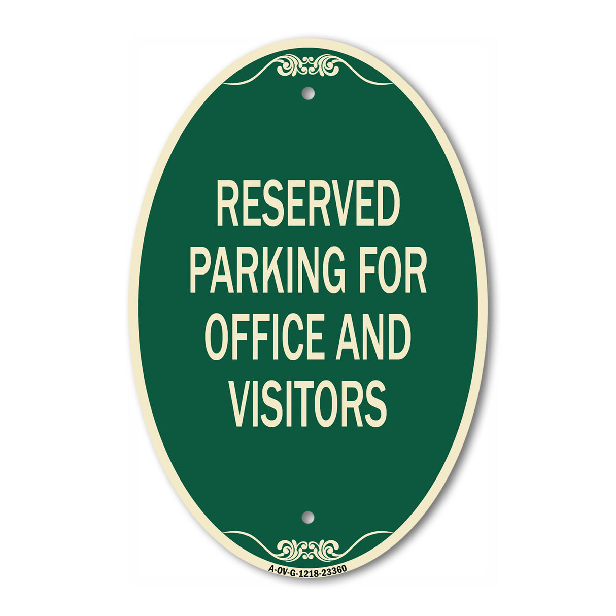 Parking Sign Reserved Parking for Office and Visitors