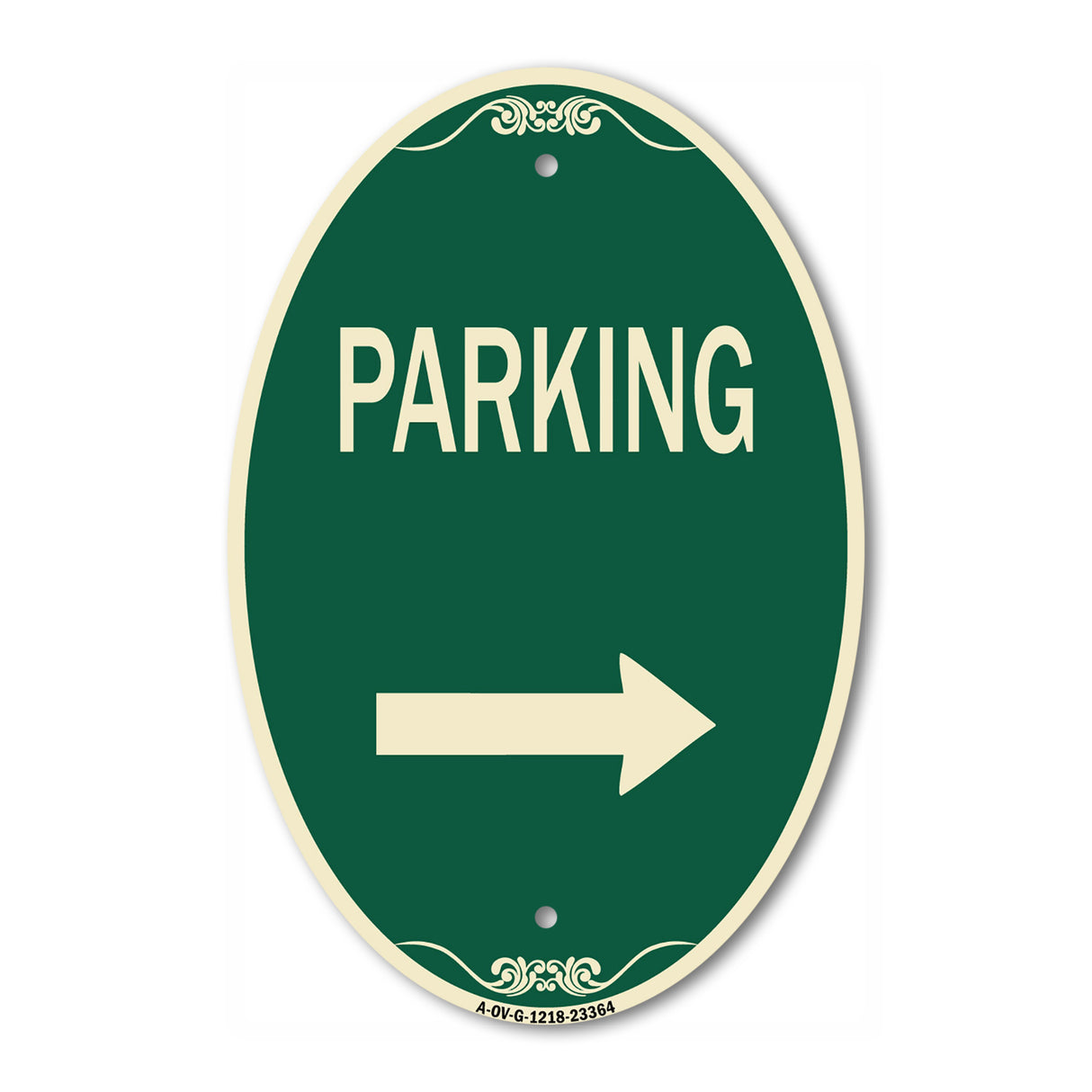 Parking Sign (Right Arrow)