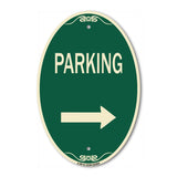 Parking Sign (Right Arrow)