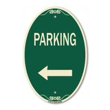 Parking Sign (Left Arrow)