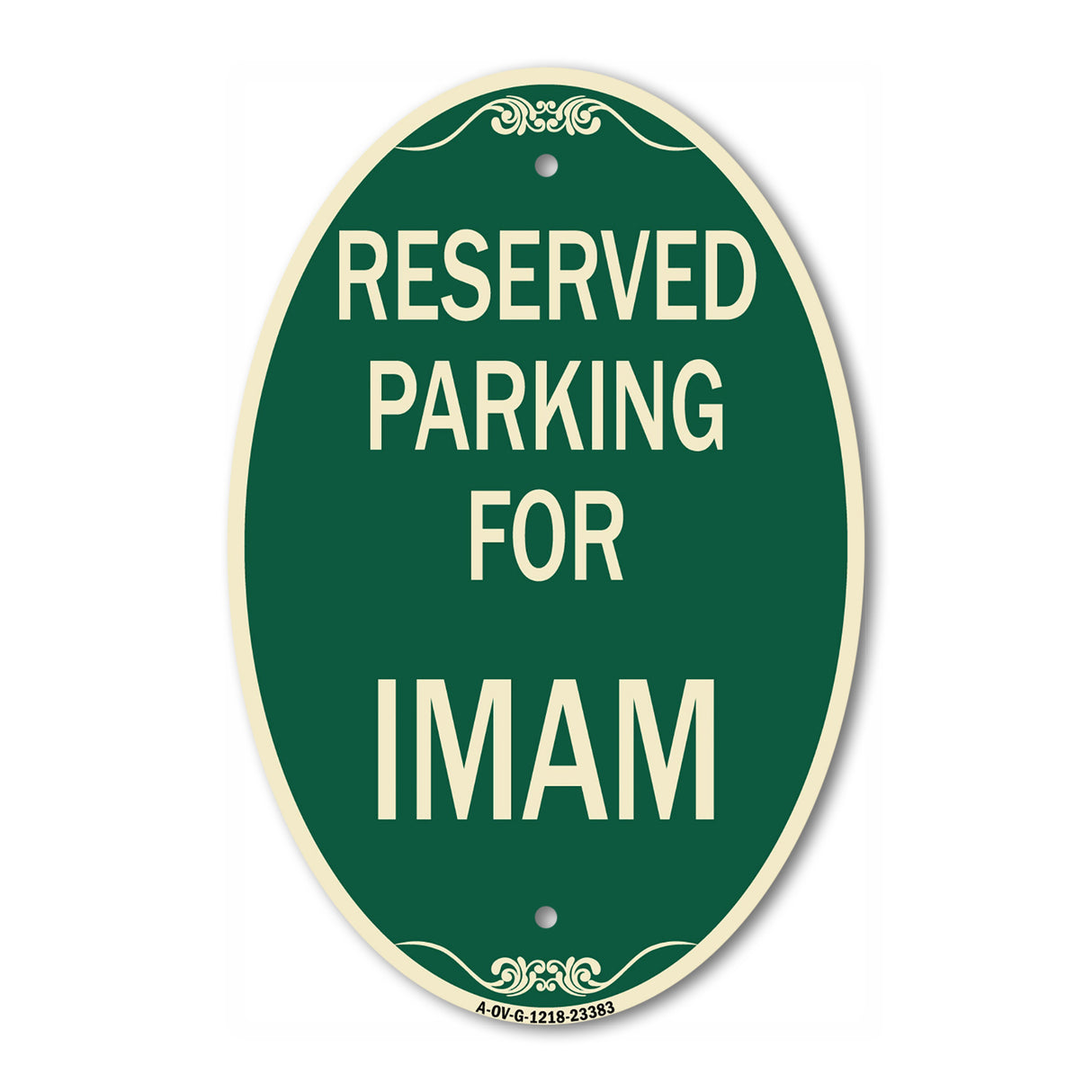 Parking Reserved for Imam