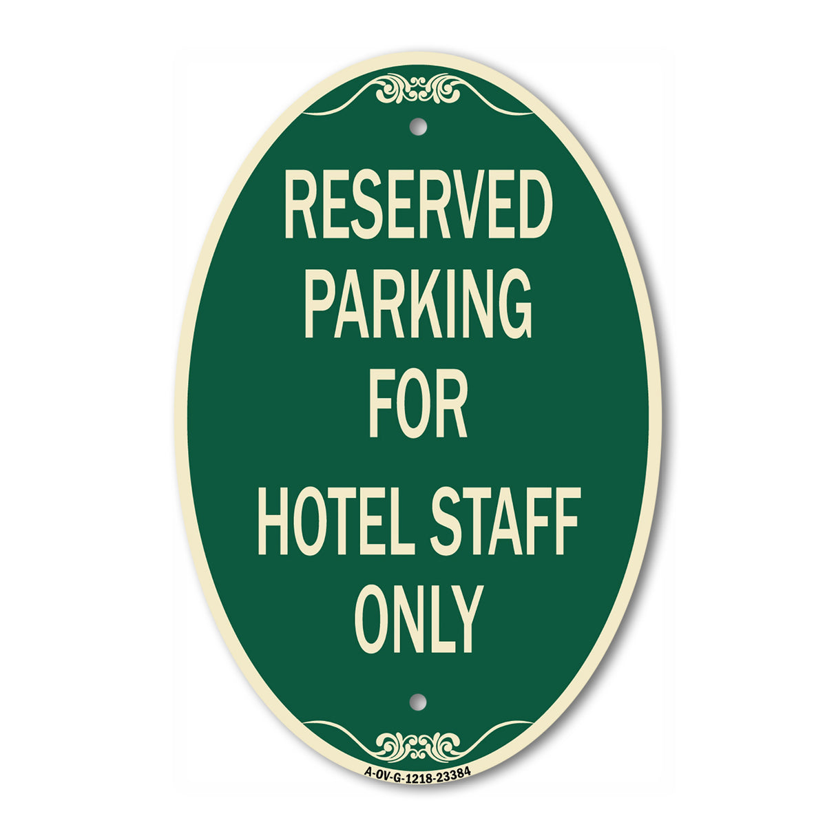 Parking Reserved for Hotel Staff Only