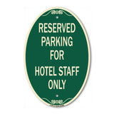 Parking Reserved for Hotel Staff Only
