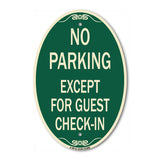 Parking Reserved for Guests Only