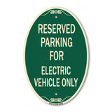 Parking Reserved for Electric Vehicle Only