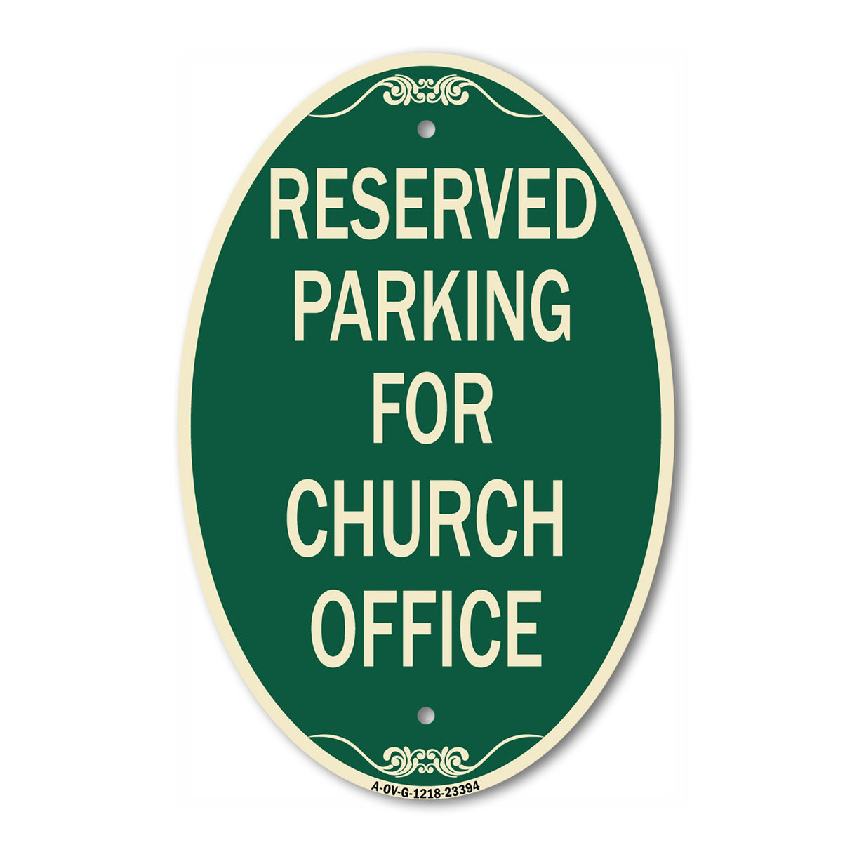 Parking Reserved for Church Office