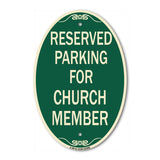 Parking Reserved for Church Member