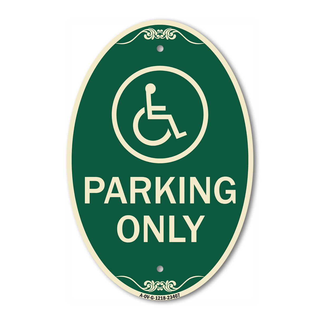 Parking Only (With New Access Symbol)