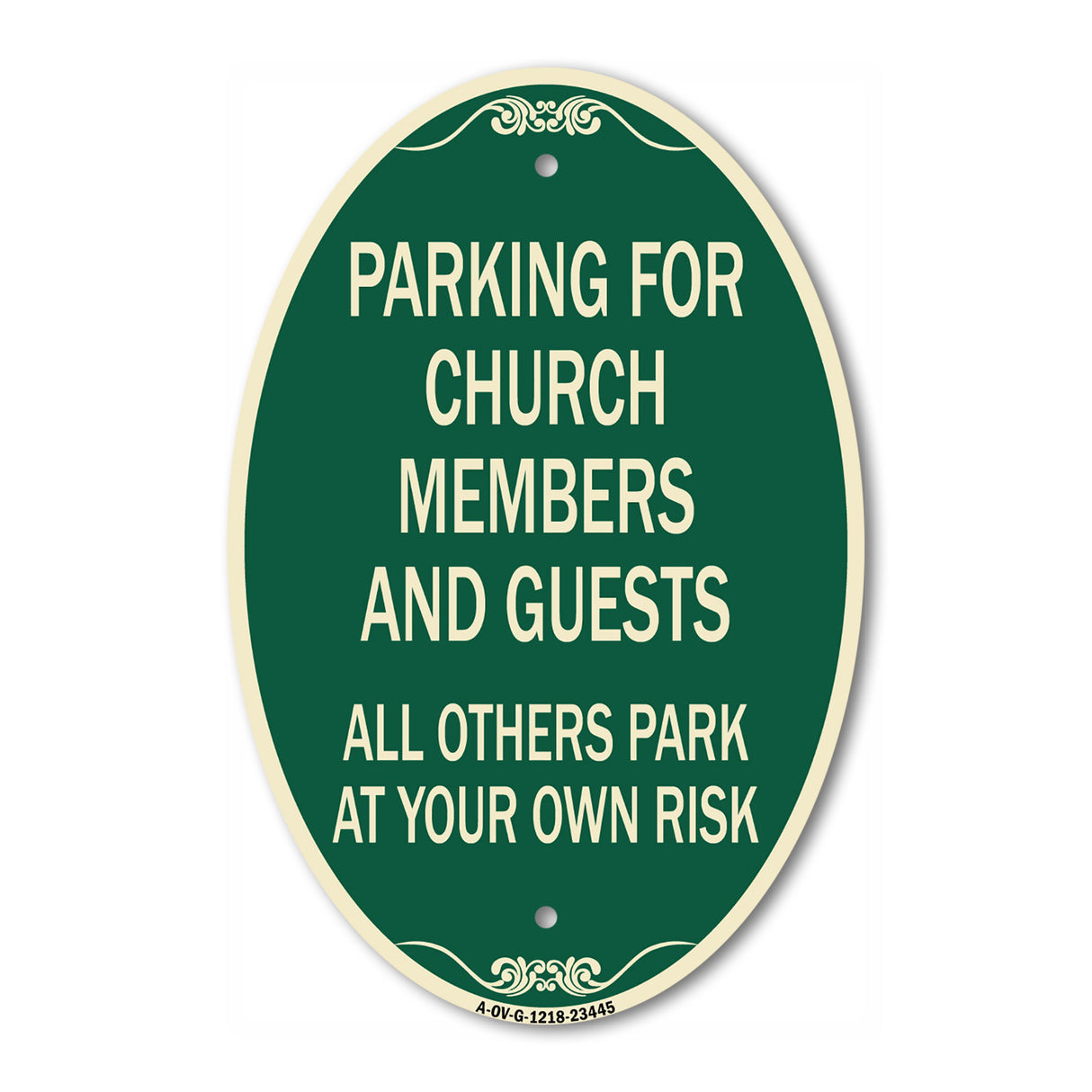 Parking for Church Members and Guests All Others Park at Your Own Risk